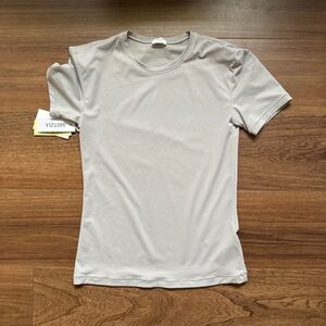 Aritzia Soft Gray Short Sleeve Tee